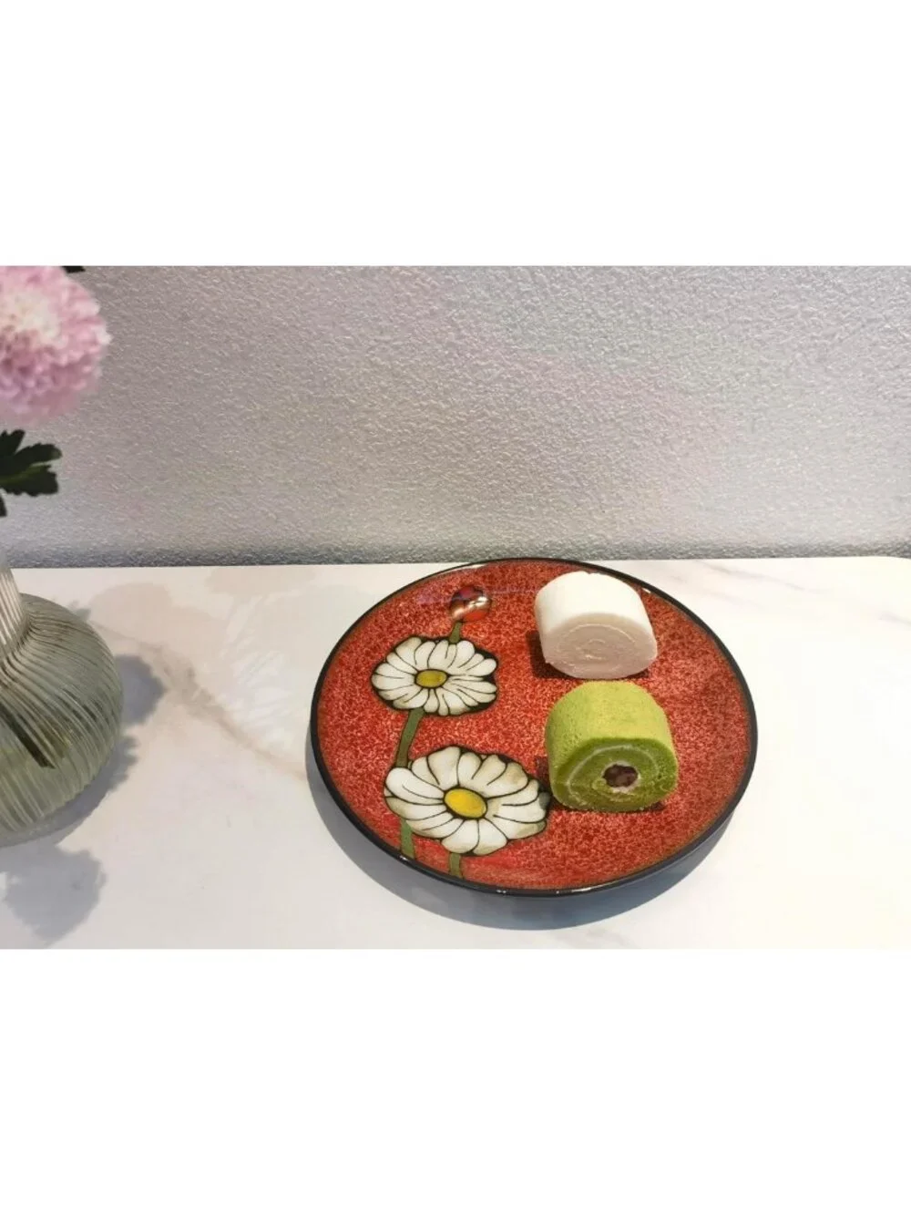 Stylish 8-Inch Ceramic Plates Set of 4 - Dishwasher & Microwave Safe for All